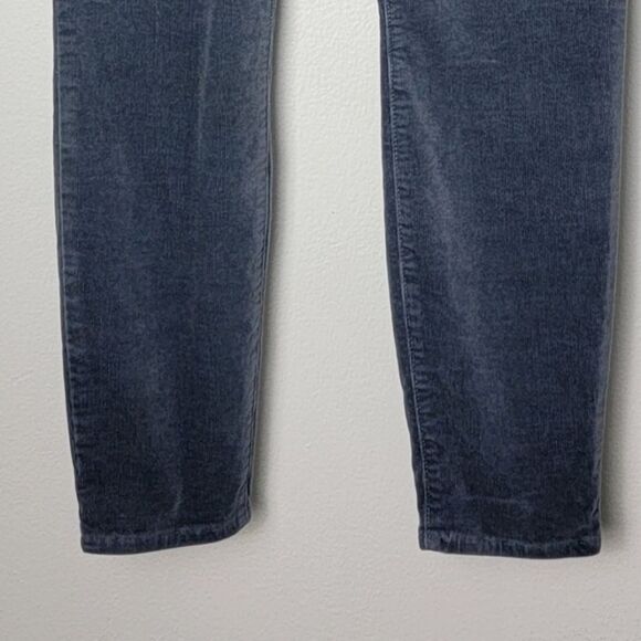 Gap Gray Mid-Rise Corduroy Pants Leggings Size 12 - Picture 3 of 10